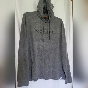 Cactus Man Ricky Singh Mens Gray Long Sleeve Cotton Blend Casual‎ Hoodie Shirt L